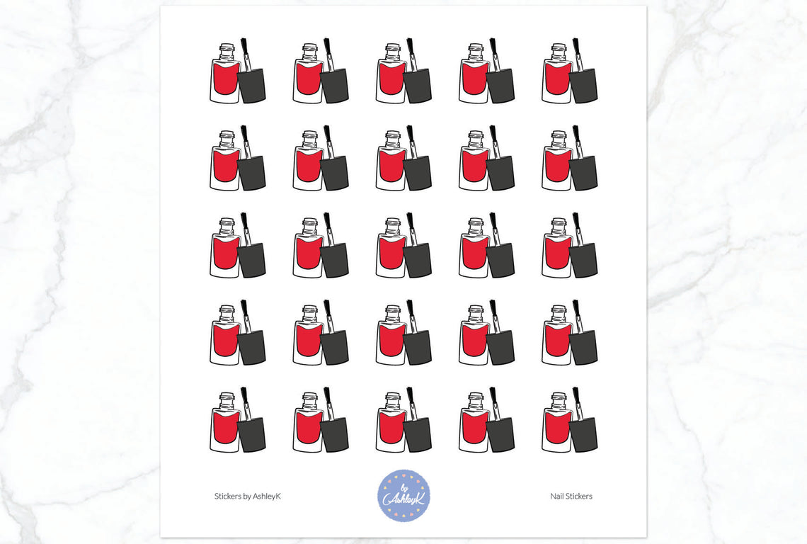 Nail Planner Stickers