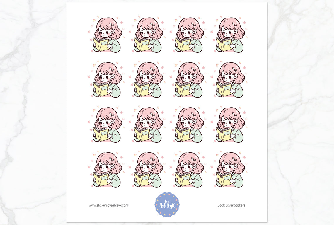 Book Lover Stickers
