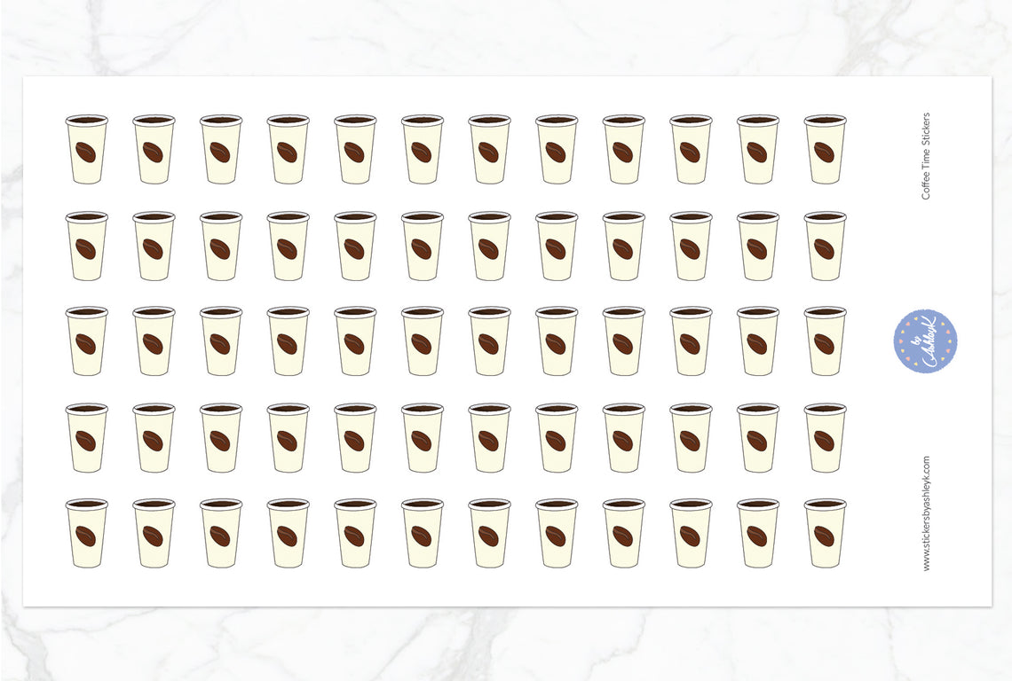 Coffee Time Stickers