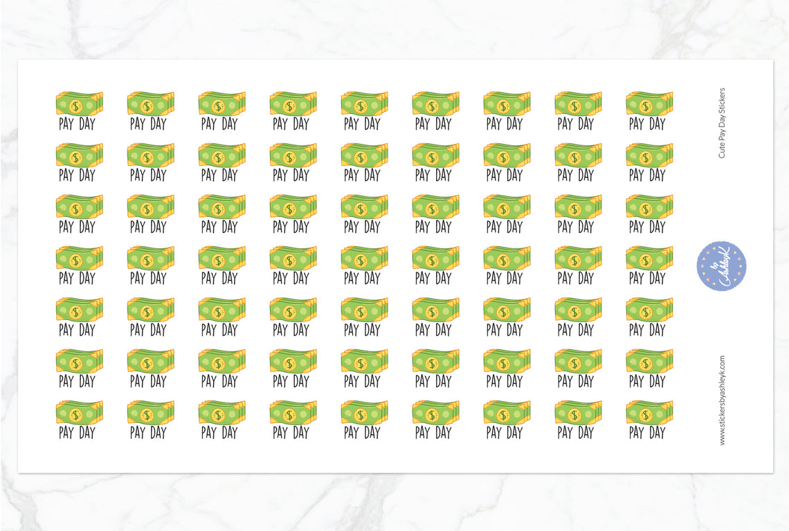 Cute Pay Day Stickers