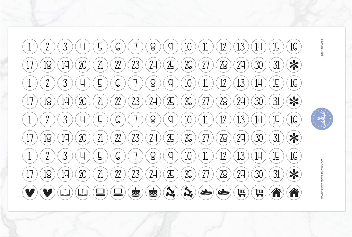 Date Stickers 6