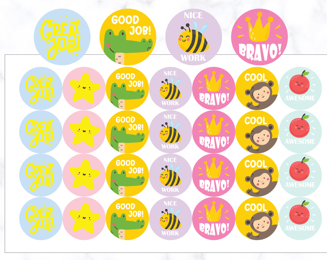 Great Job Stickers