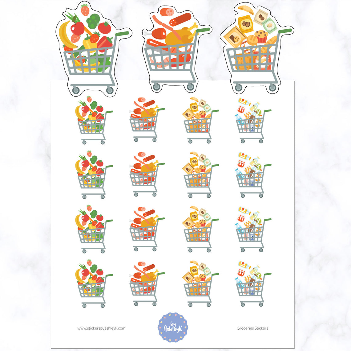 Groceries Stickers