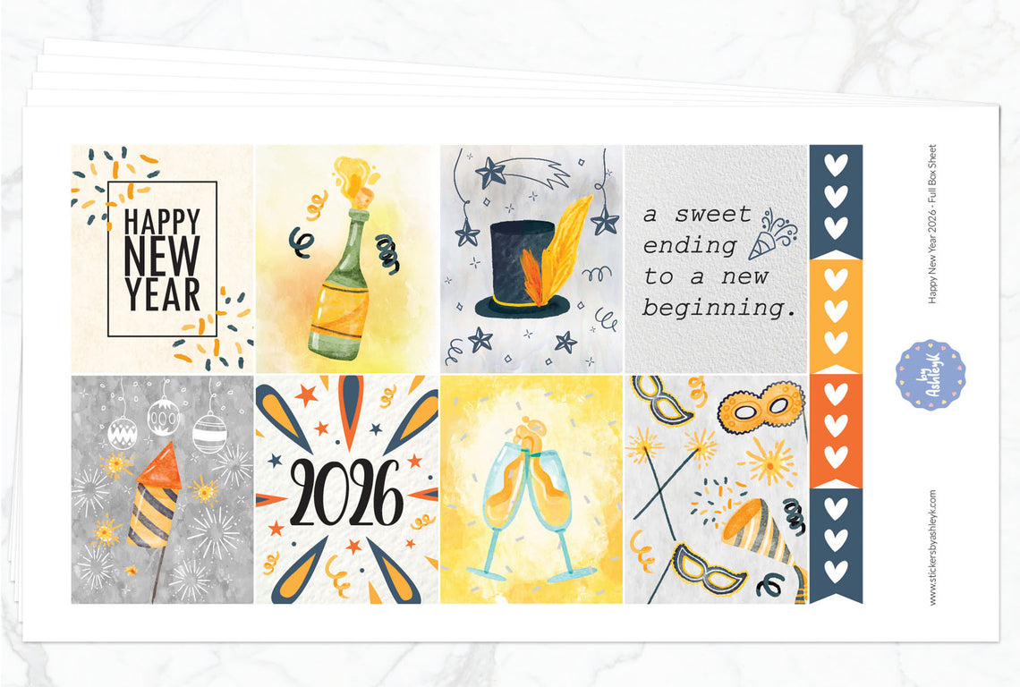 Happy New Year 2026 Weekly Kit  - Full Kit