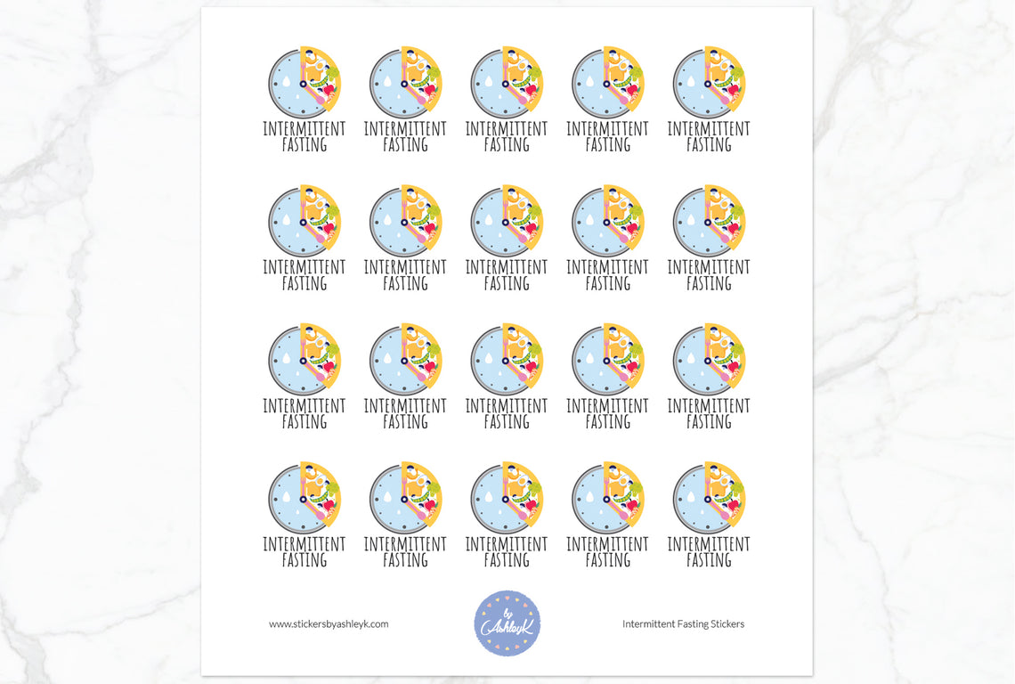 Intermittent Fasting Stickers