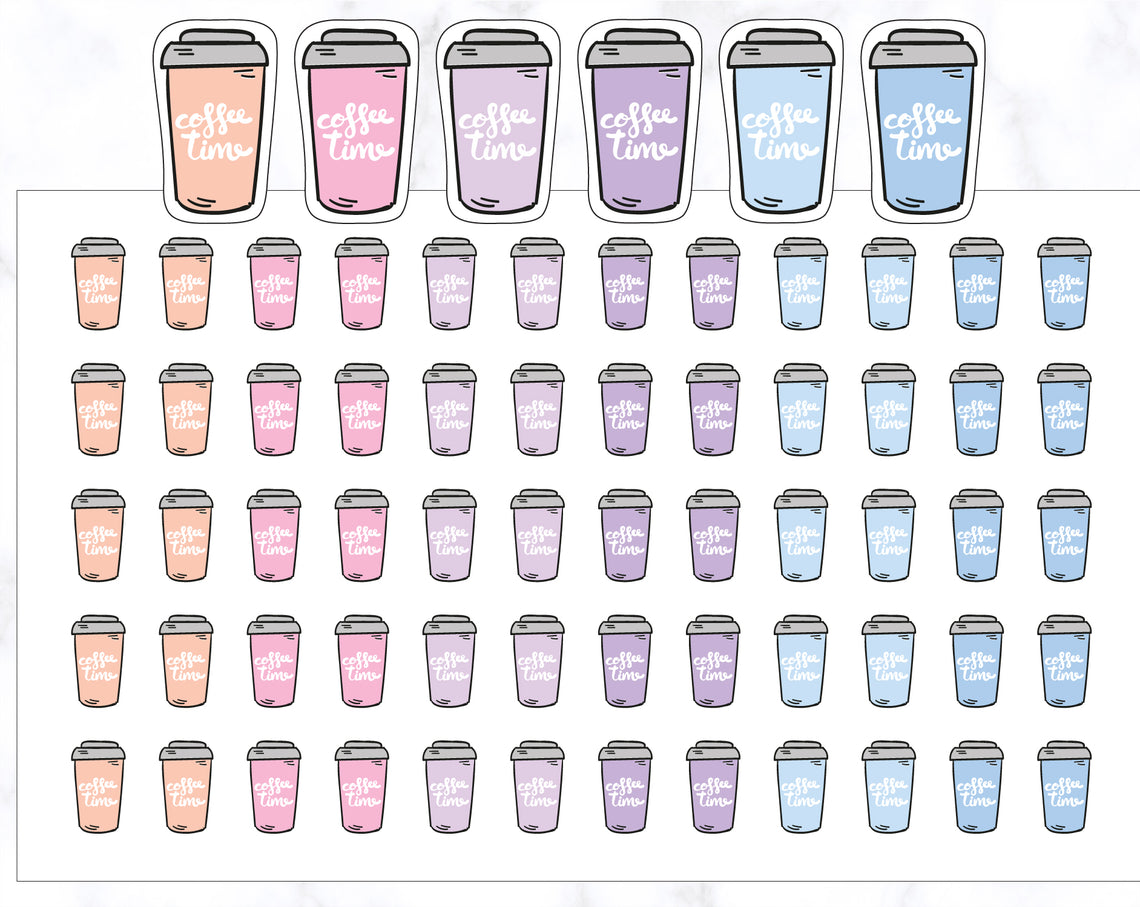 It's Coffee Time Stickers