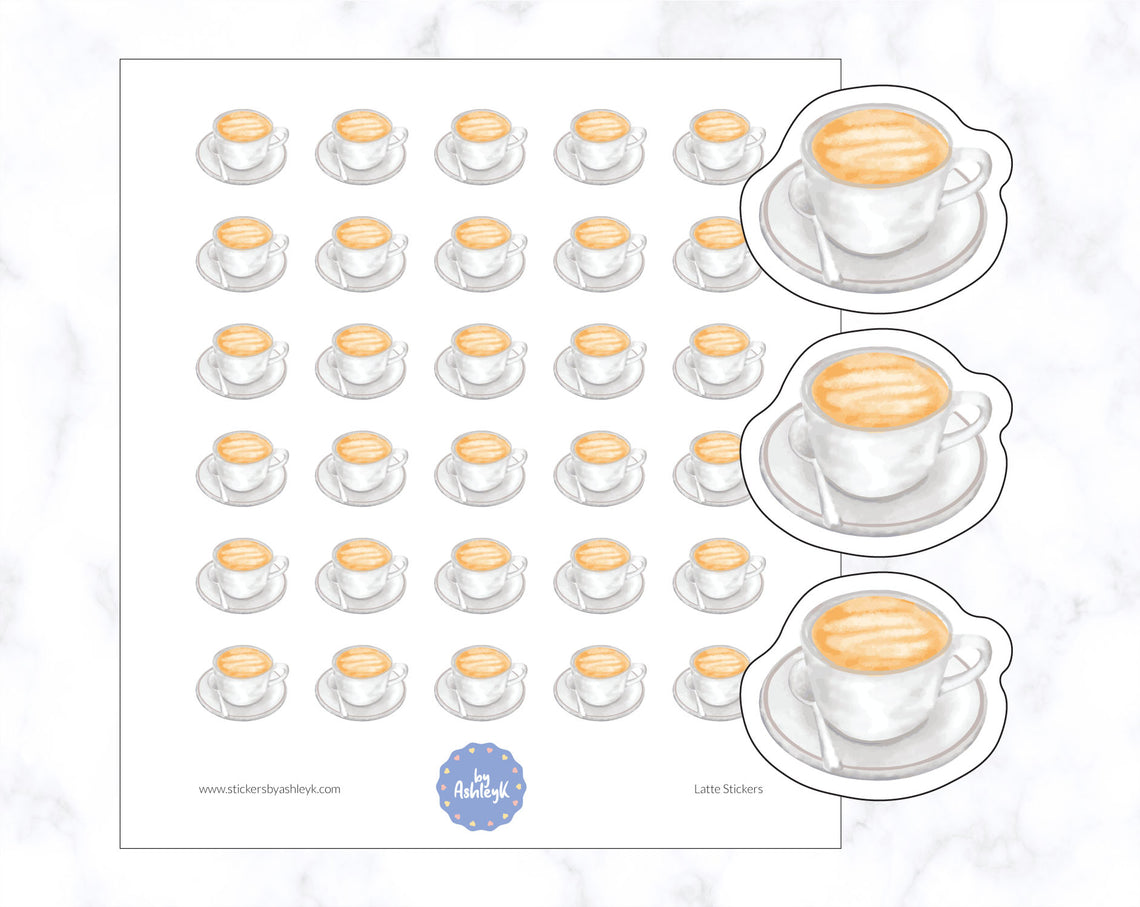 Latte Planner Stickers