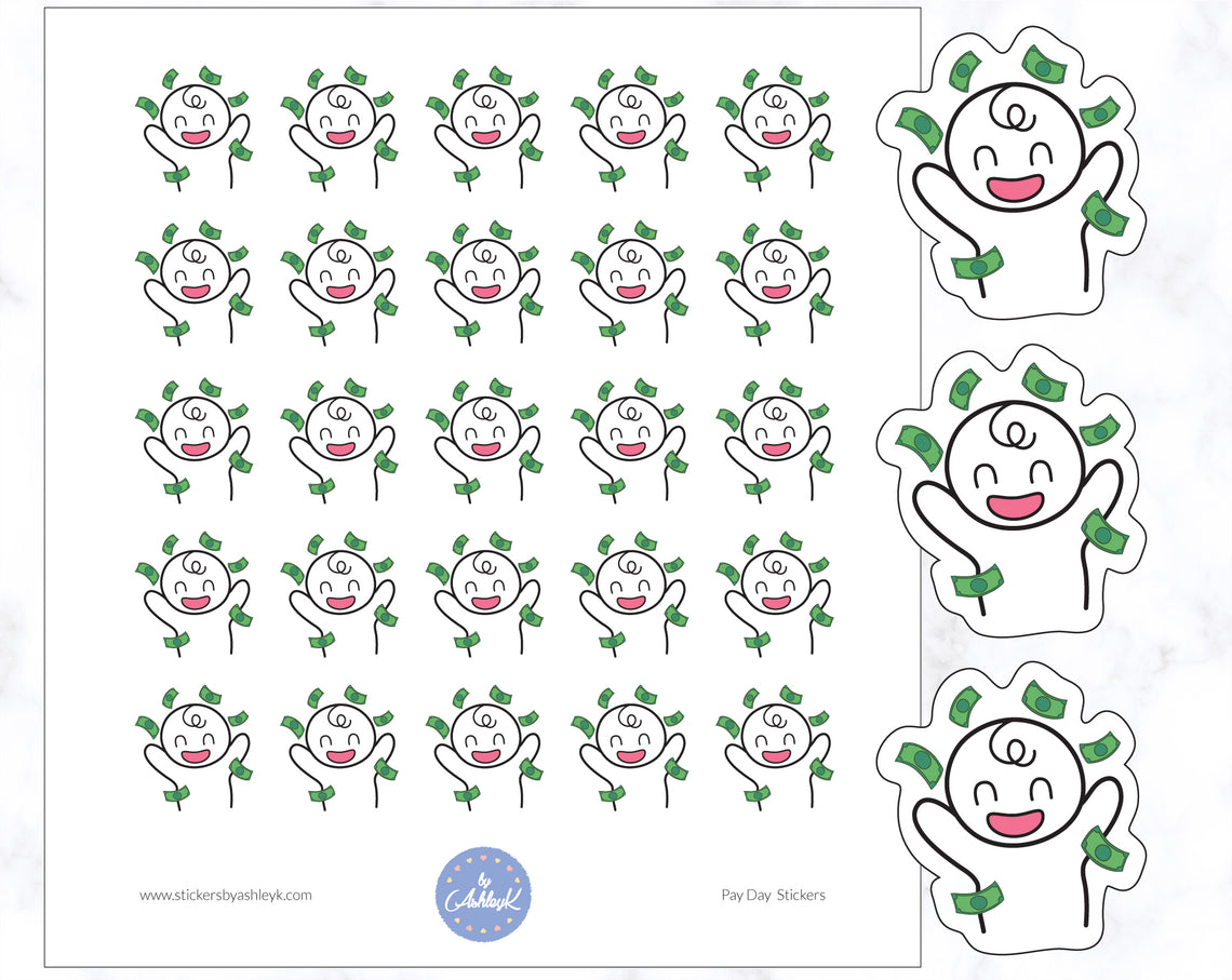 Mini Pay Day Emoticon Stickers