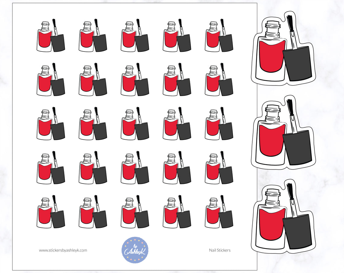 Nail Planner Stickers