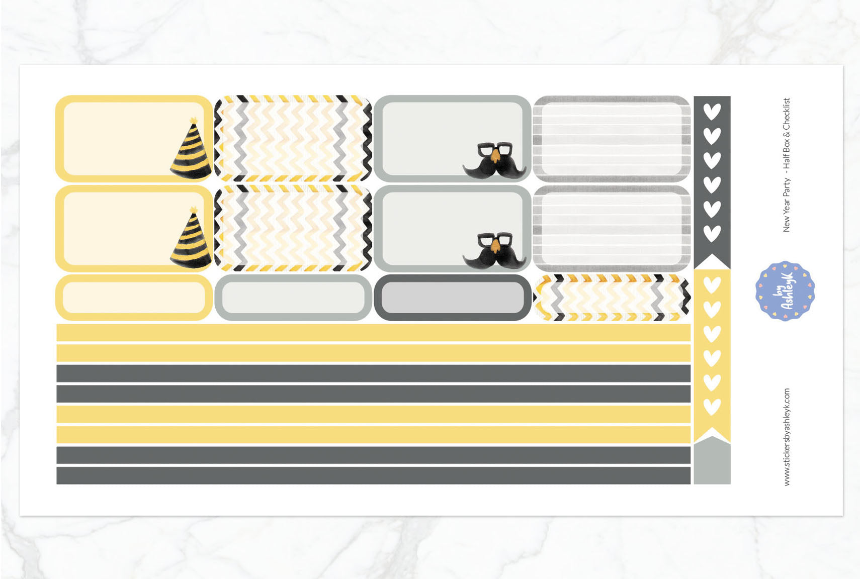 New Year Party Weekly Kit  - Half Box Sheet