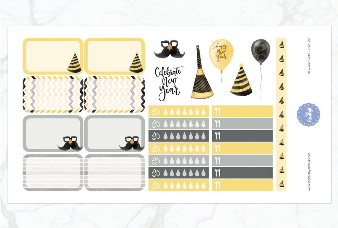 New Year Party Weekly Kit  - Half Box Sheet