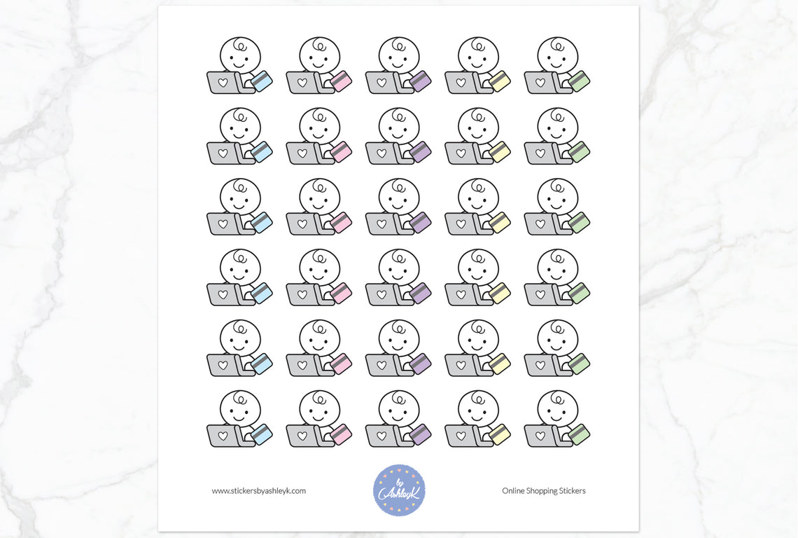 Online Shopping Emoticon Stickers