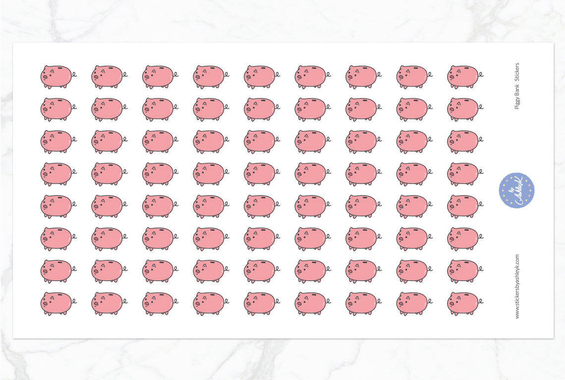 Piggy Bank Stickers