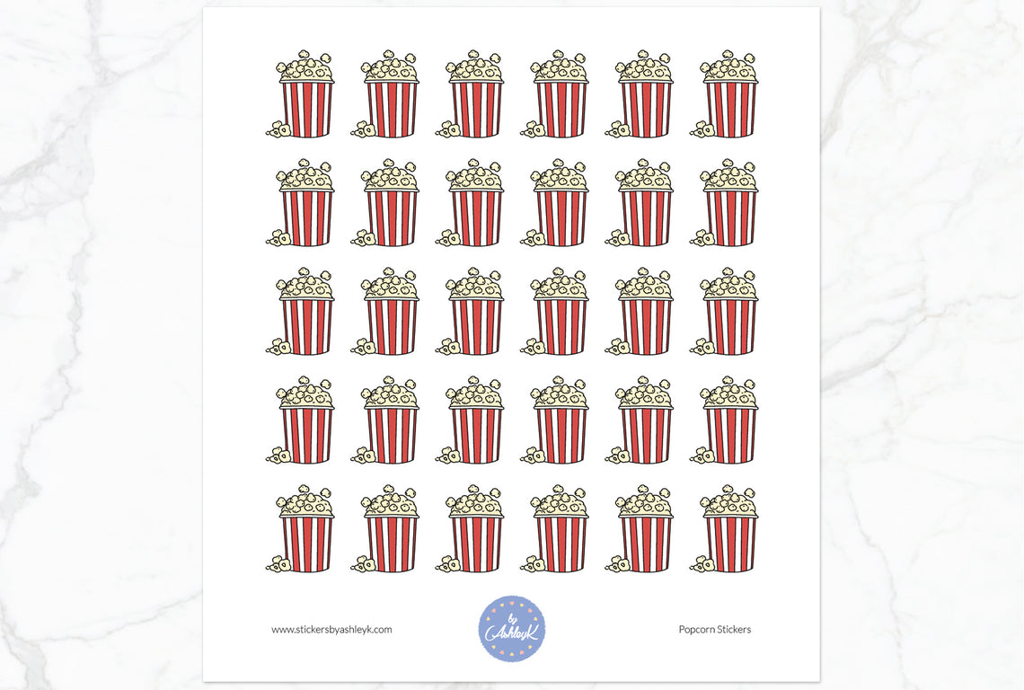 Popcorn Stickers