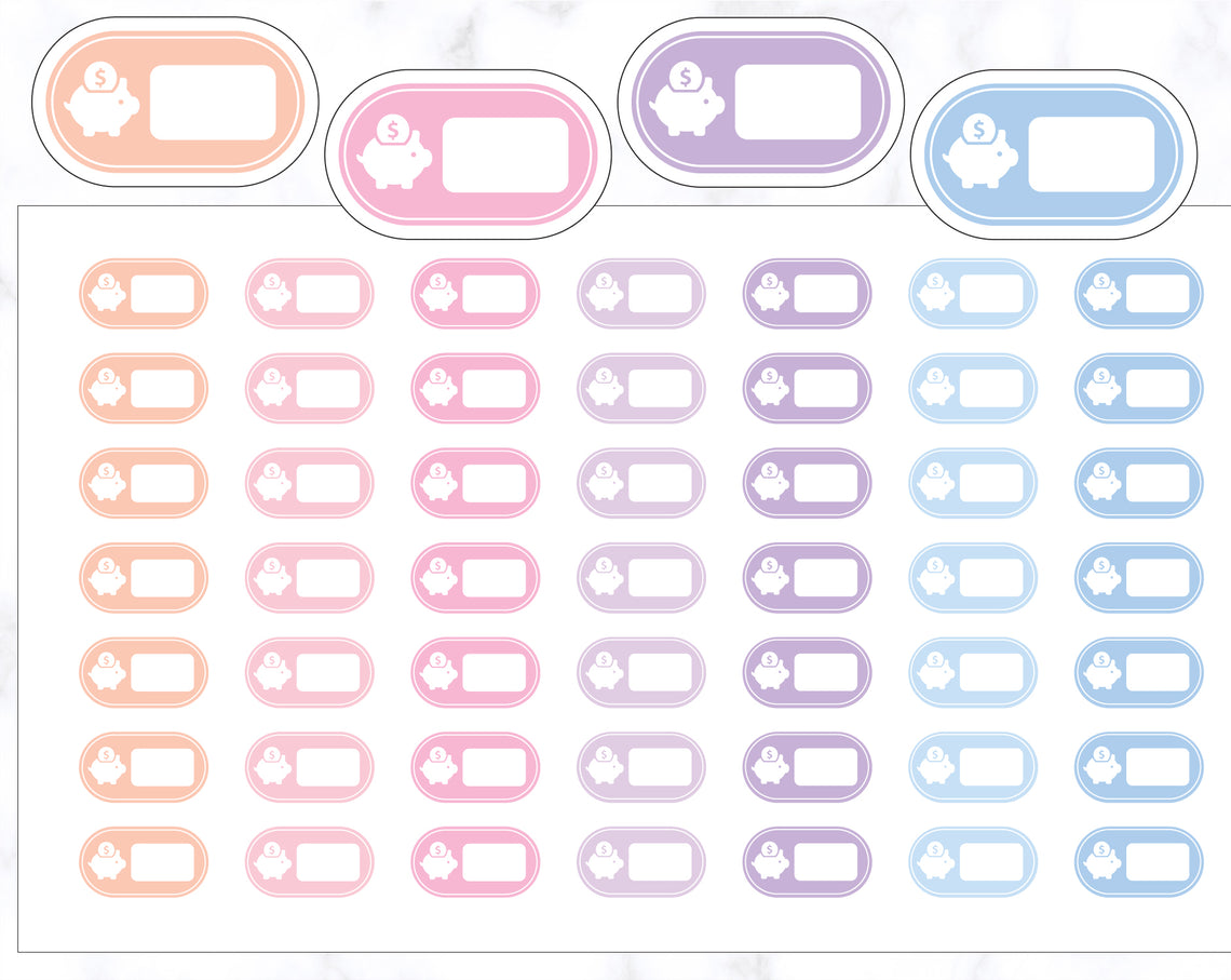 Saving Tracker Stickers