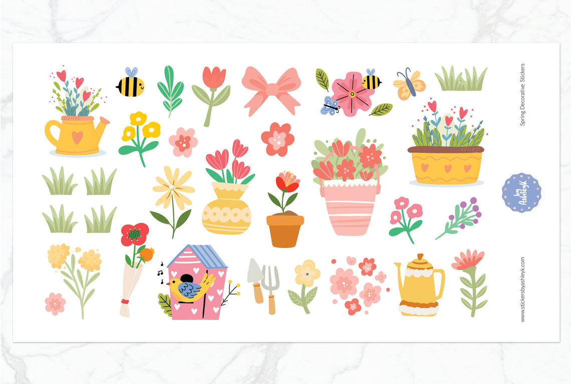 Spring Decorative Stickers