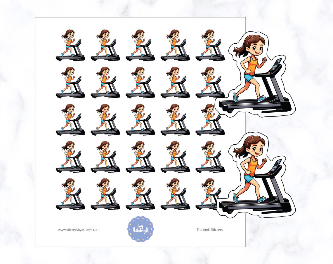 Treadmill Planner Stickers