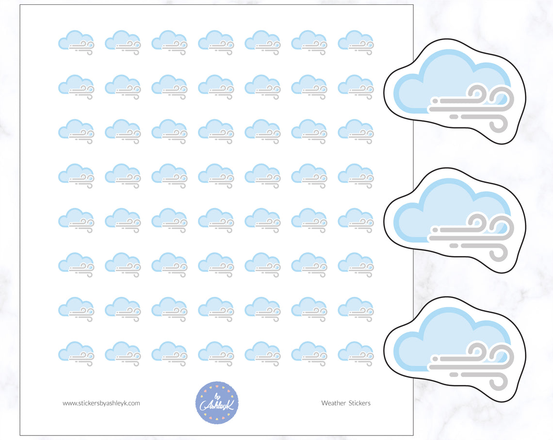 Wind Weather Stickers