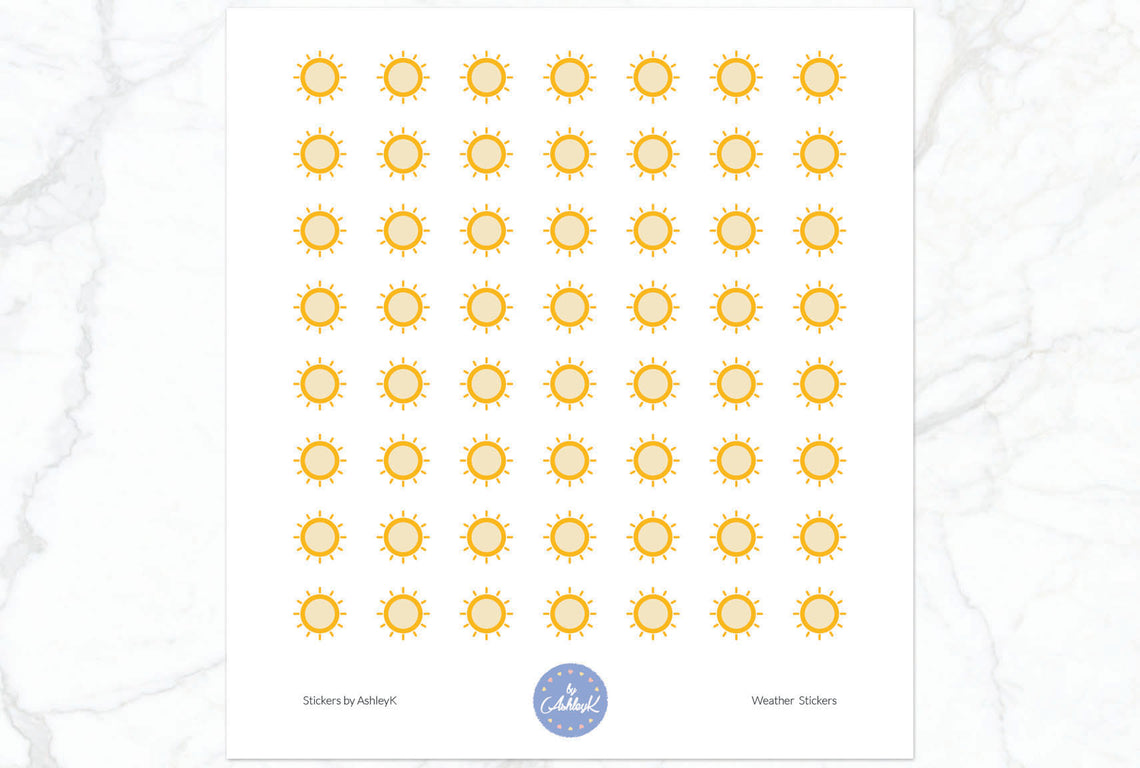 Sunny Weather Stickers