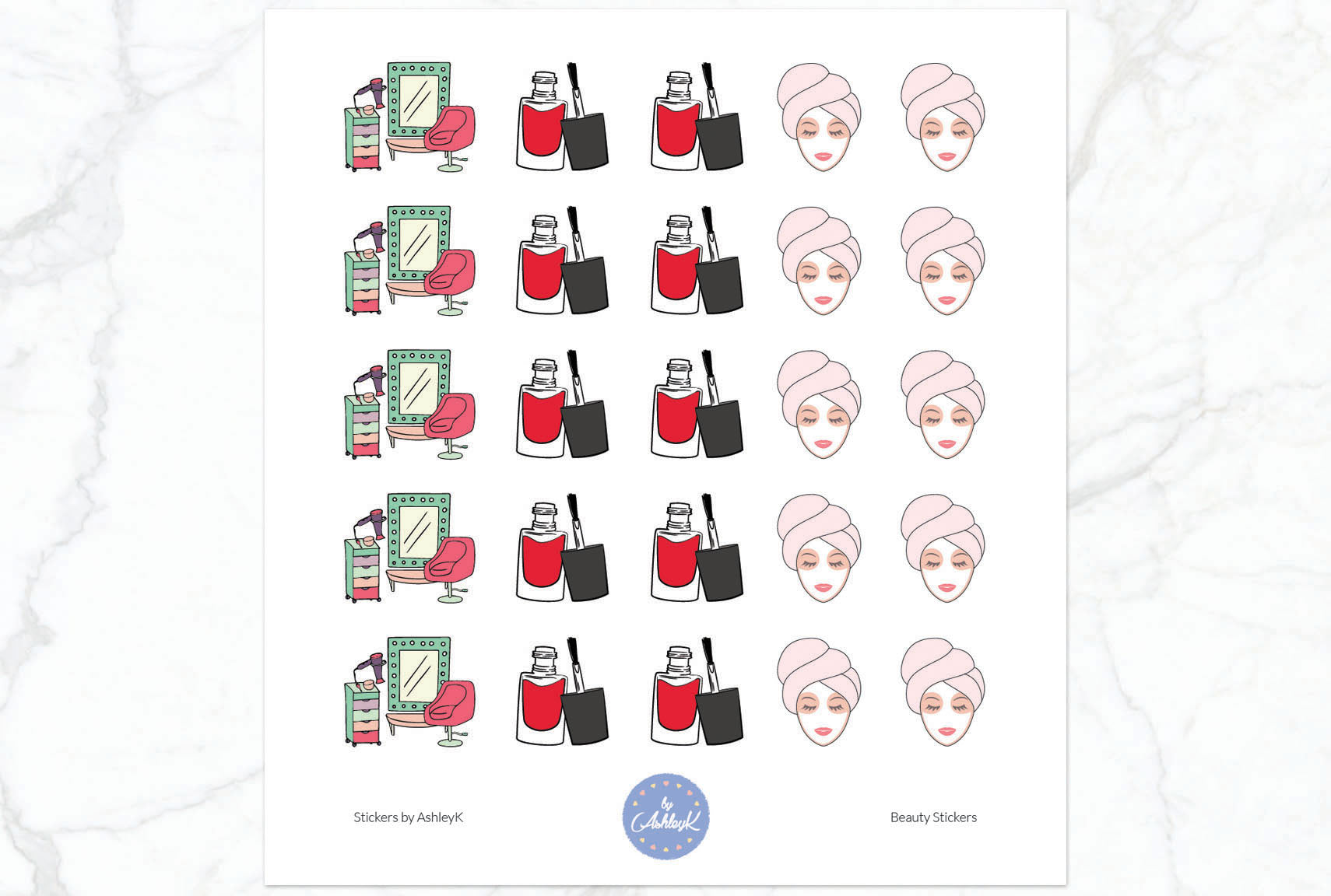 Beauty Stickers - Mixed