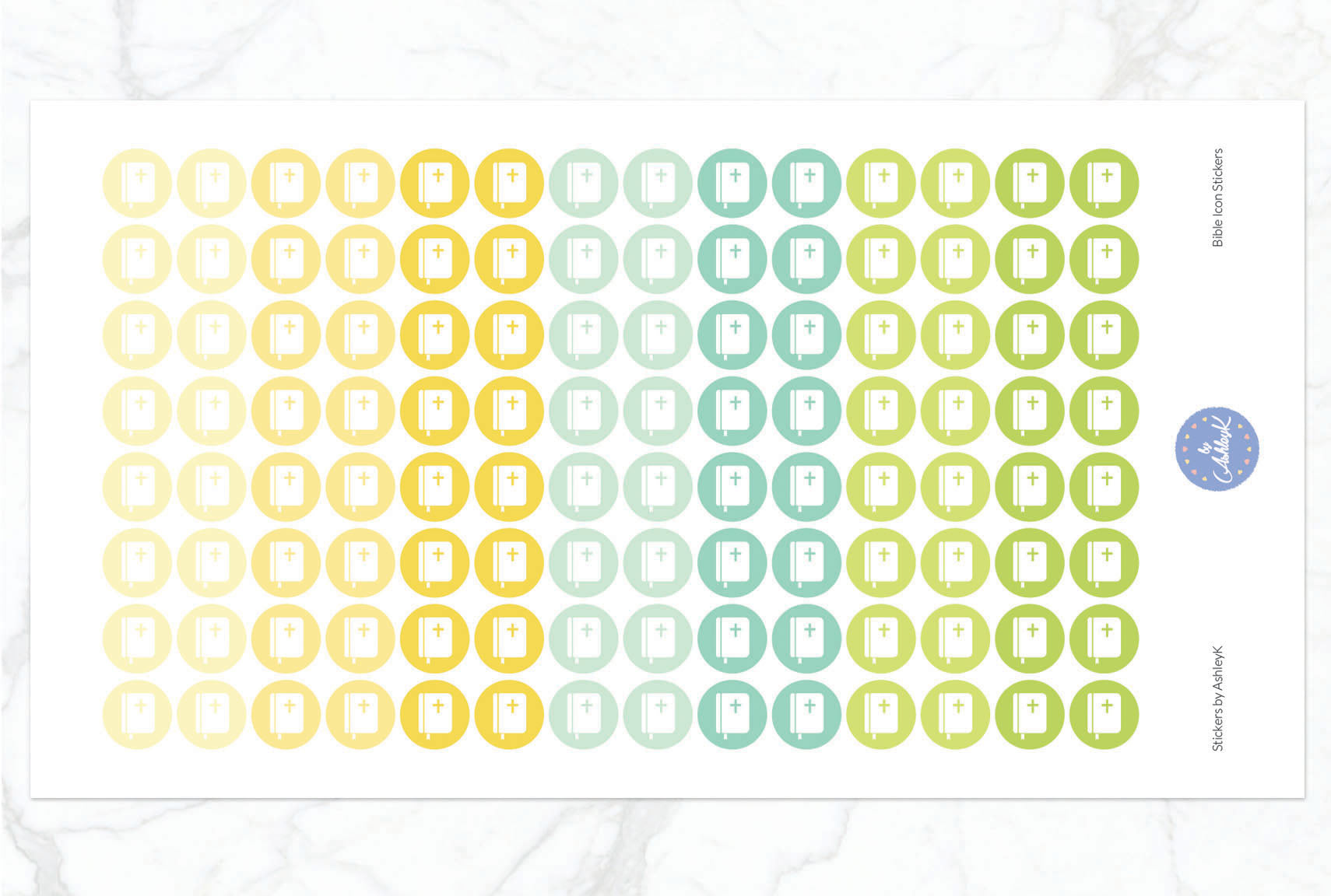 Bible Icon Stickers - Lemon&Lime