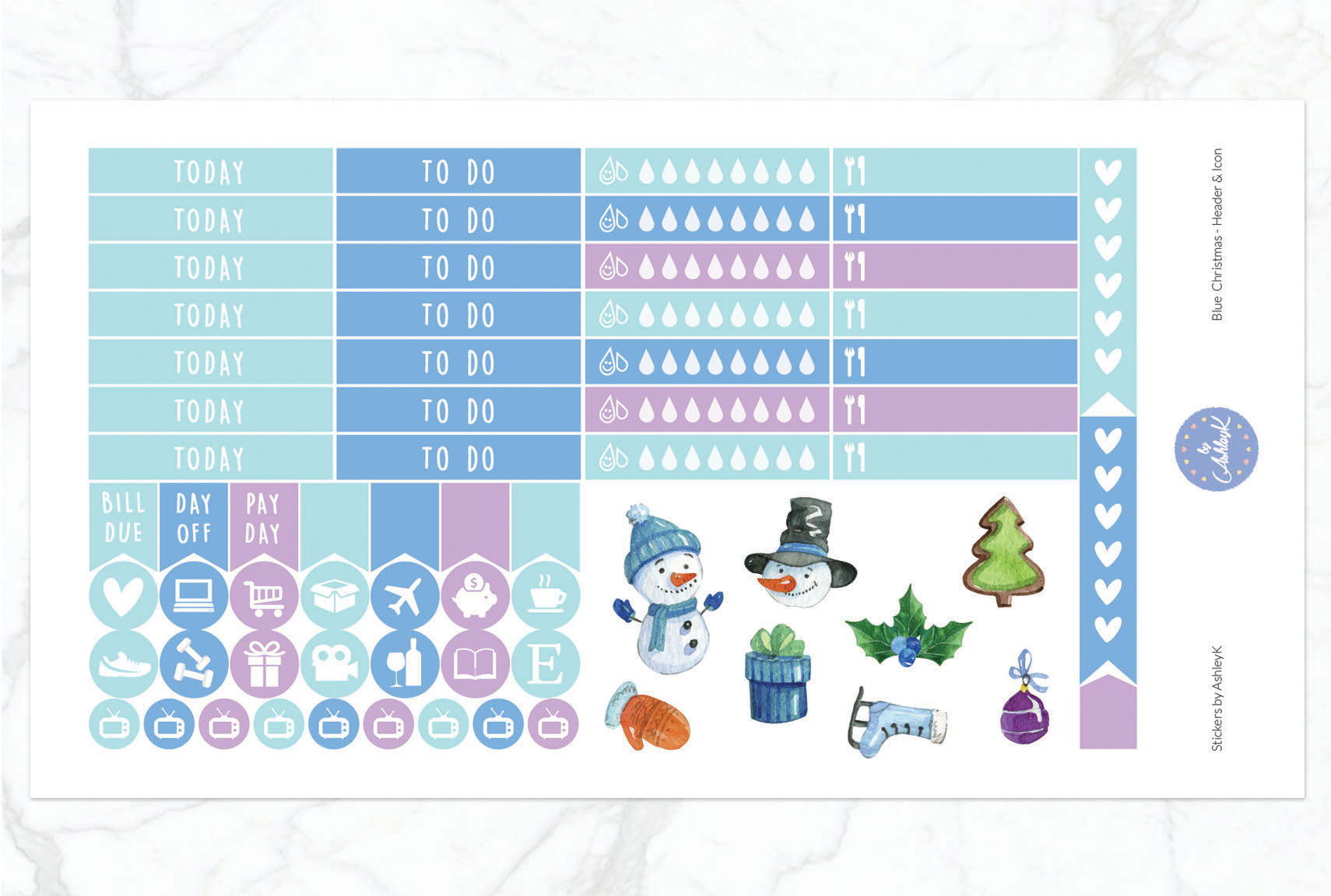 Blue Christmas - Functional Sheet
