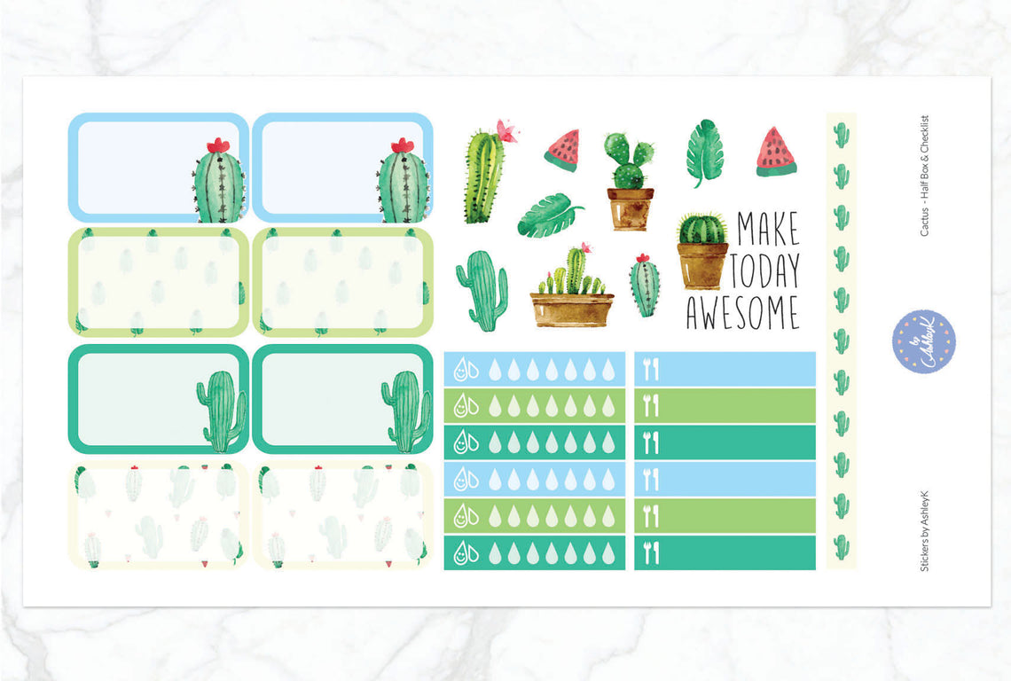 Cactus - Half Box Sheet