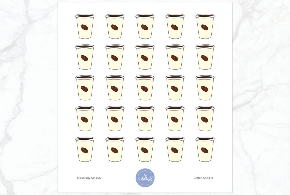 Coffee Stickers - Cup