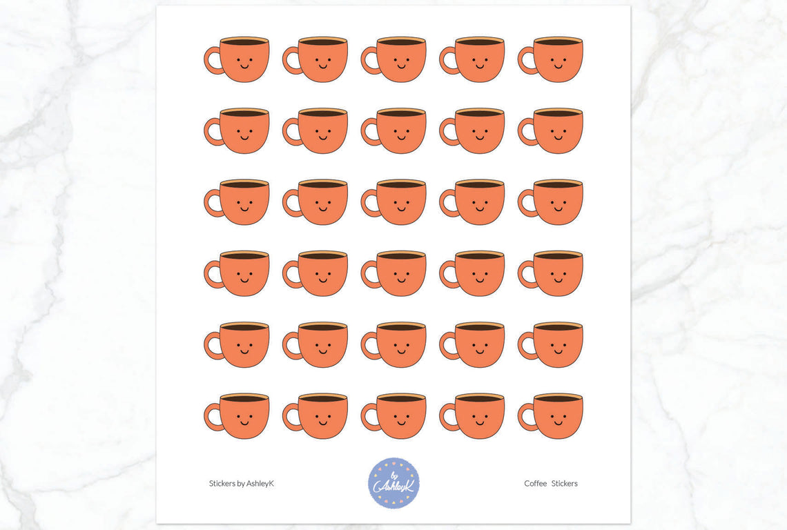 Coffee Stickers - Mug