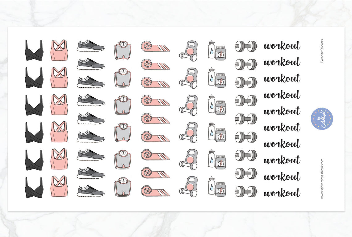Exercise Stickers