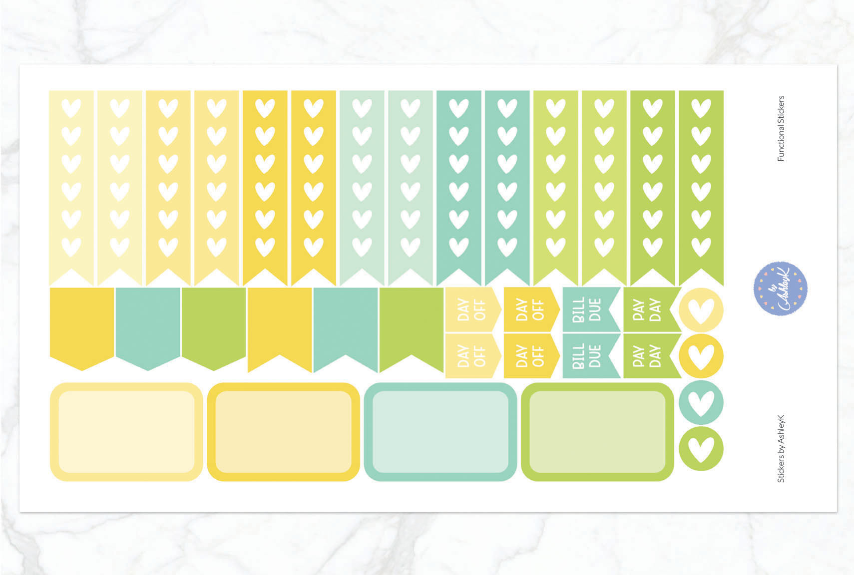 Functional Stickers - Lemon&Lime