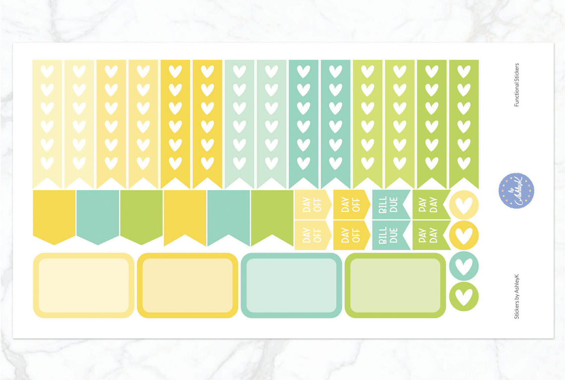 Functional Stickers - Lemon&Lime