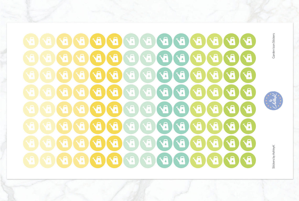 Garden Icon Stickers - Lemon&Lime
