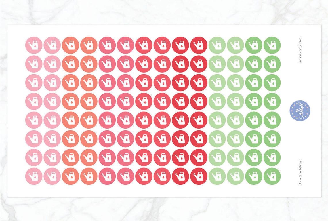 Garden Icon Stickers - Strawberry