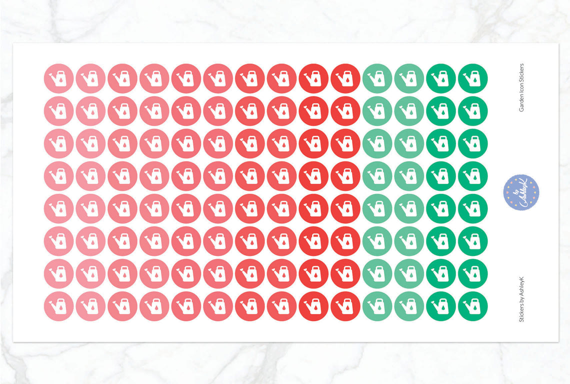 Garden Icon Stickers - Watermelon