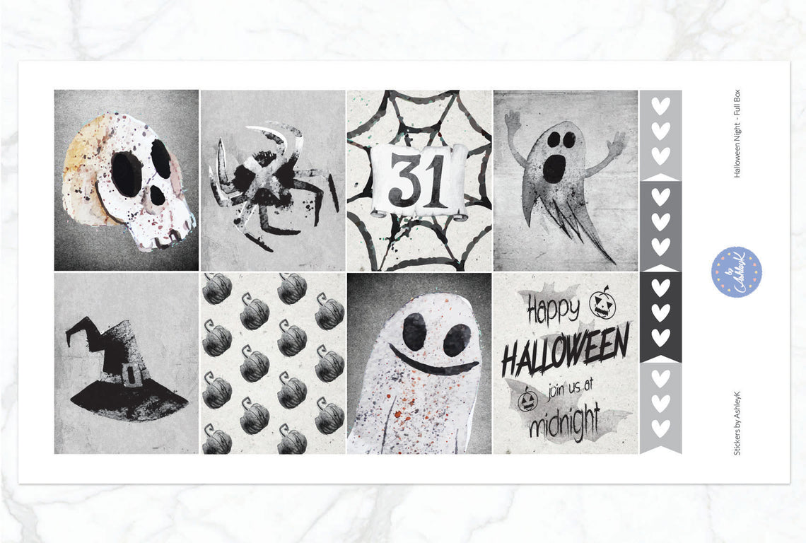 Halloween Night - Full Box Sheet