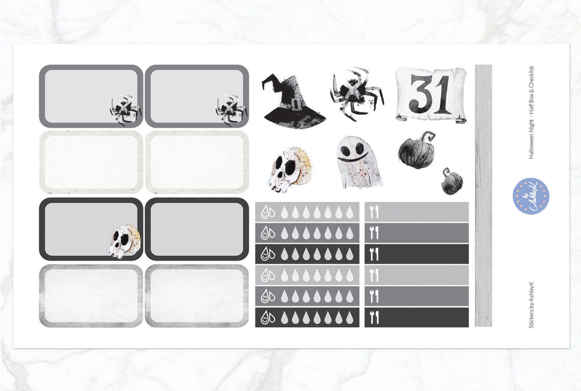 Halloween Night - Half Box Sheet