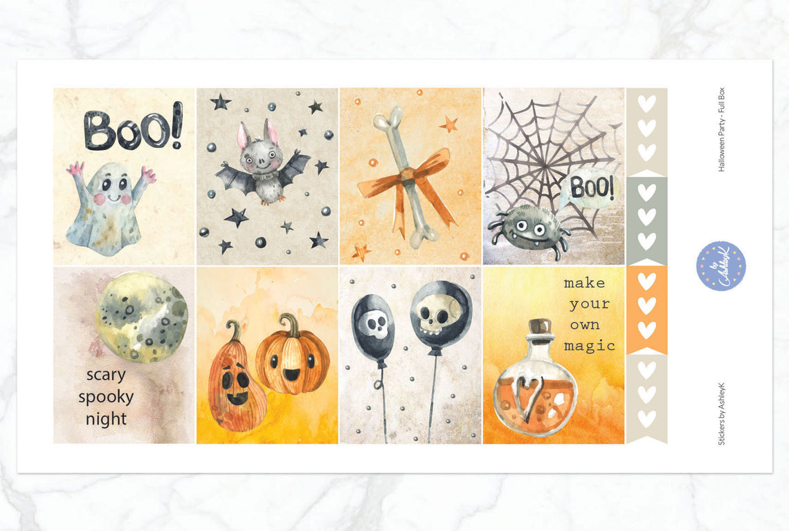 Halloween Party - Full Box Sheet