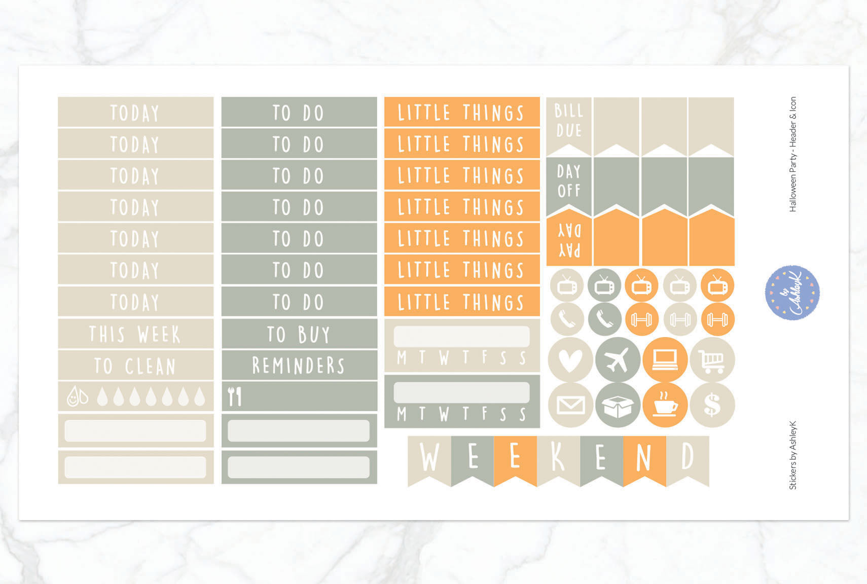 Halloween Party - Functional Sheet