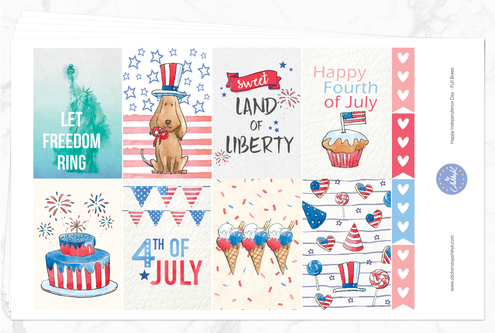 Happy Independence Day Weekly Kit  - Full Kit