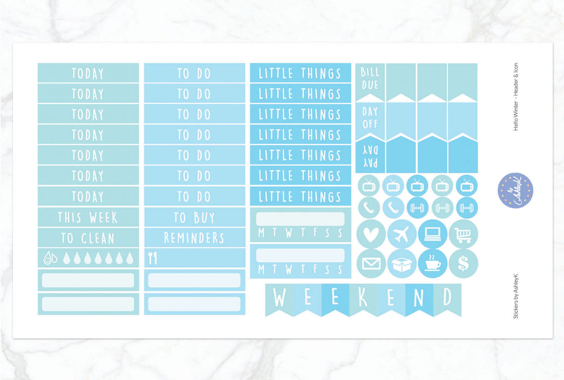 Hello Winter - Functional Sheet