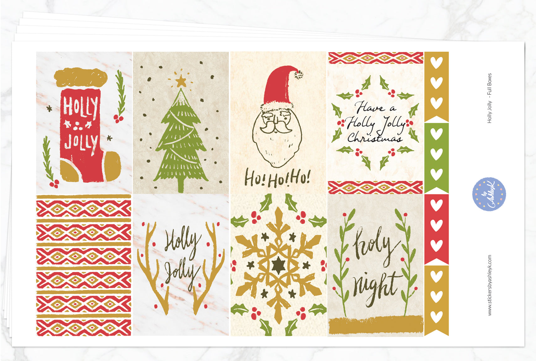 Holly Jolly Weekly Kit  - Full Kit