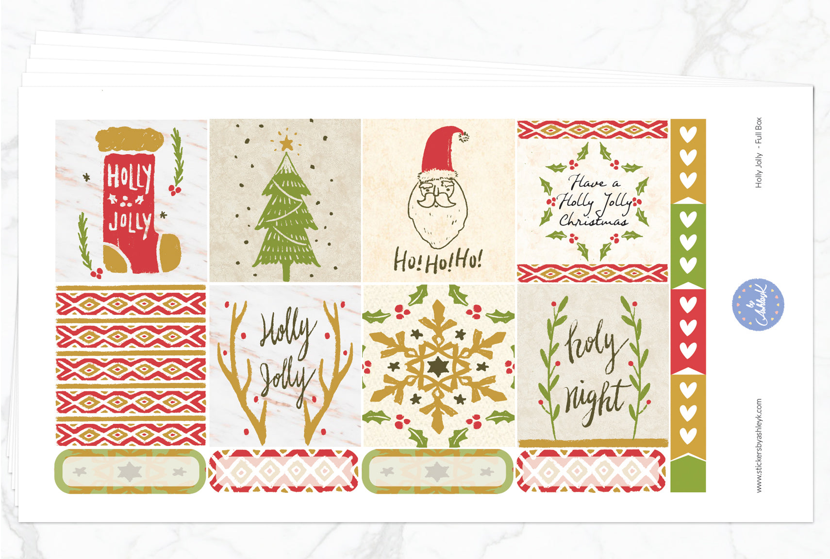 Holly Jolly Weekly Kit  - Full Kit