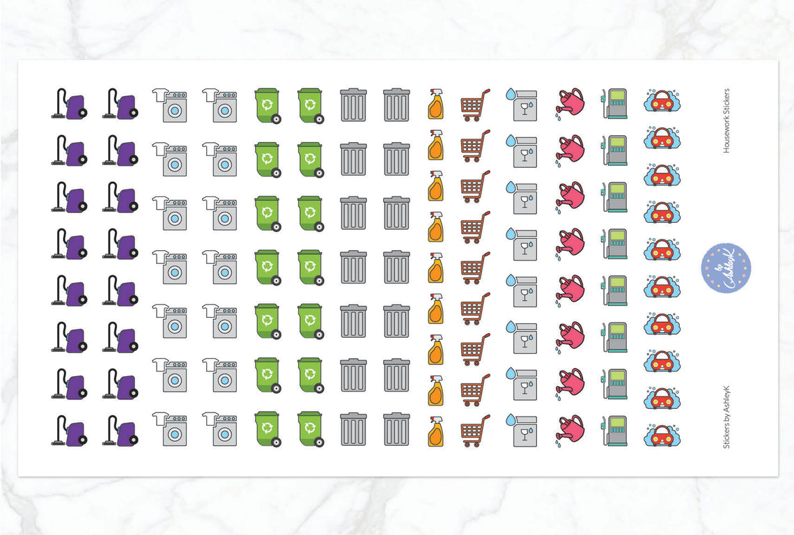 Housework Stickers
