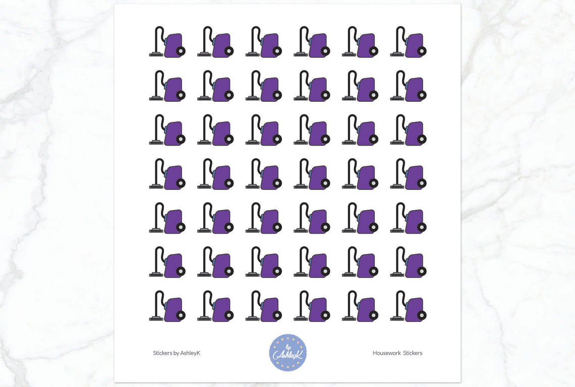 Housework Stickers - Vacuum