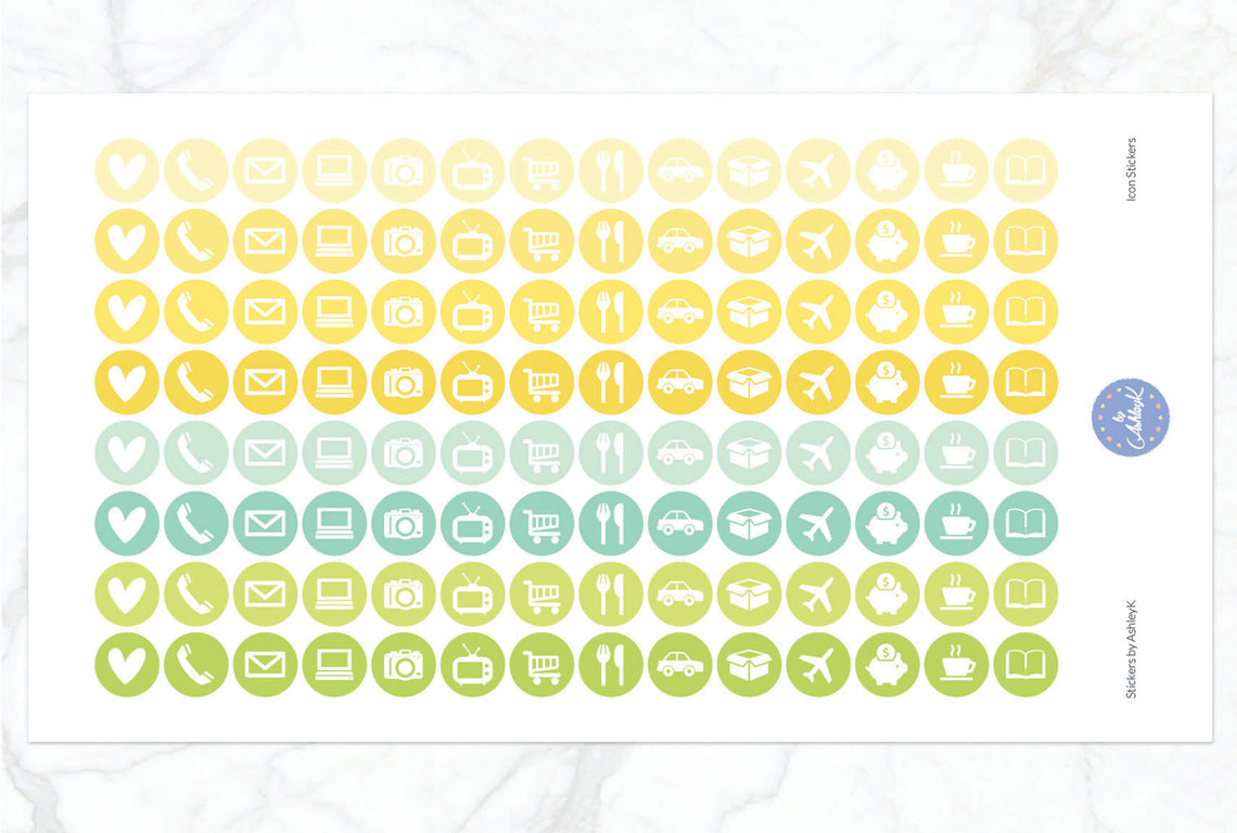 Icon Stickers - Lemon&Lime
