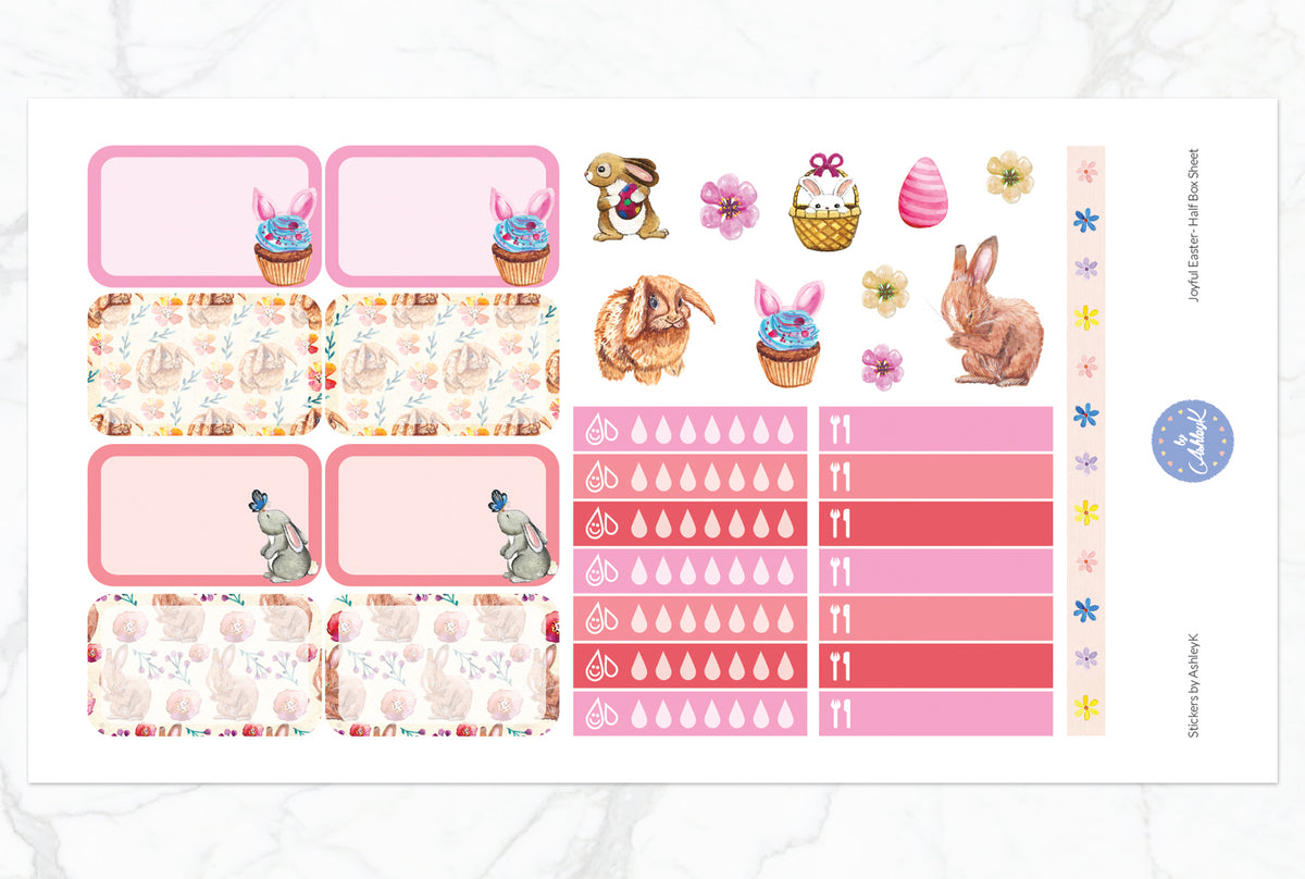 Joyful Easter Weekly Kit - Erin Condren Planner Stickers – Stickers by ...