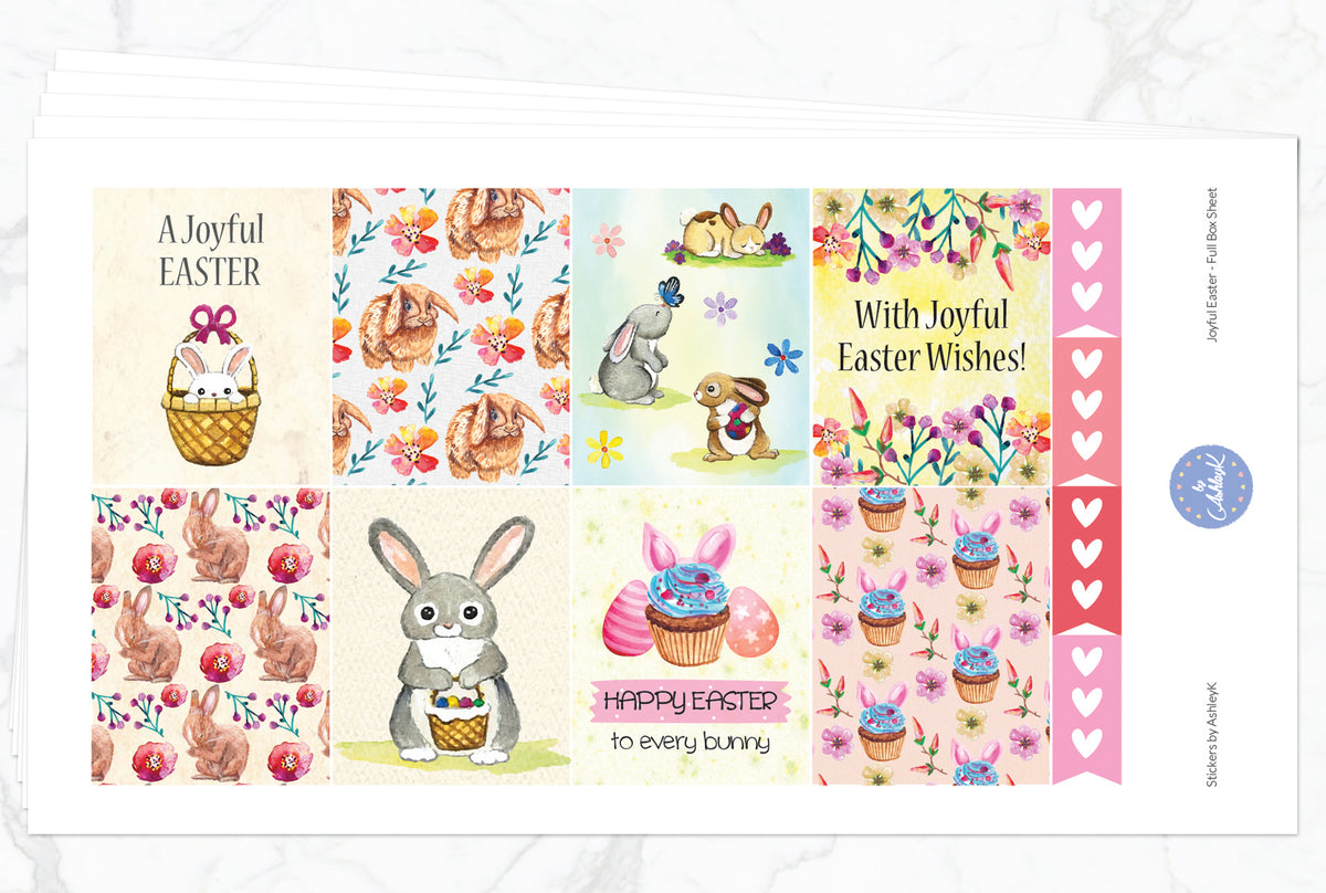 Joyful Easter Weekly Kit - Erin Condren Planner Stickers – Stickers by ...