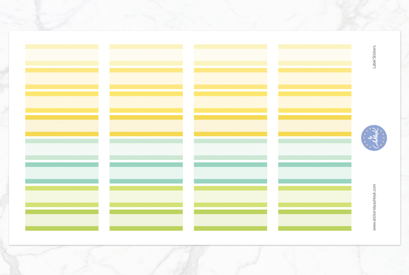 Label Stickers - Lemon&Lime