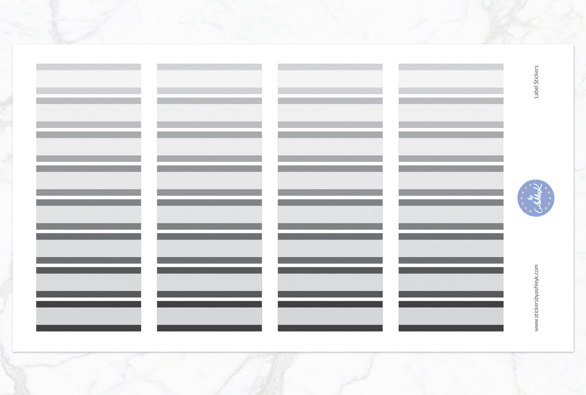 Label Stickers - Monochrome